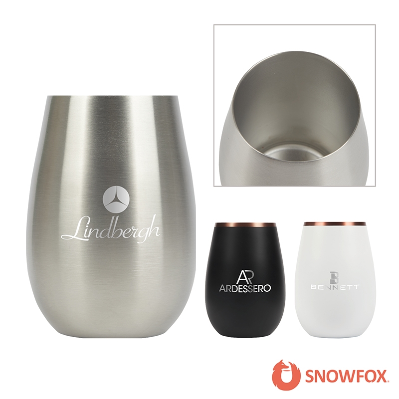 Snowfox® 8 oz. Vacuum Insulated Sauvignon Blanc Wine Glass