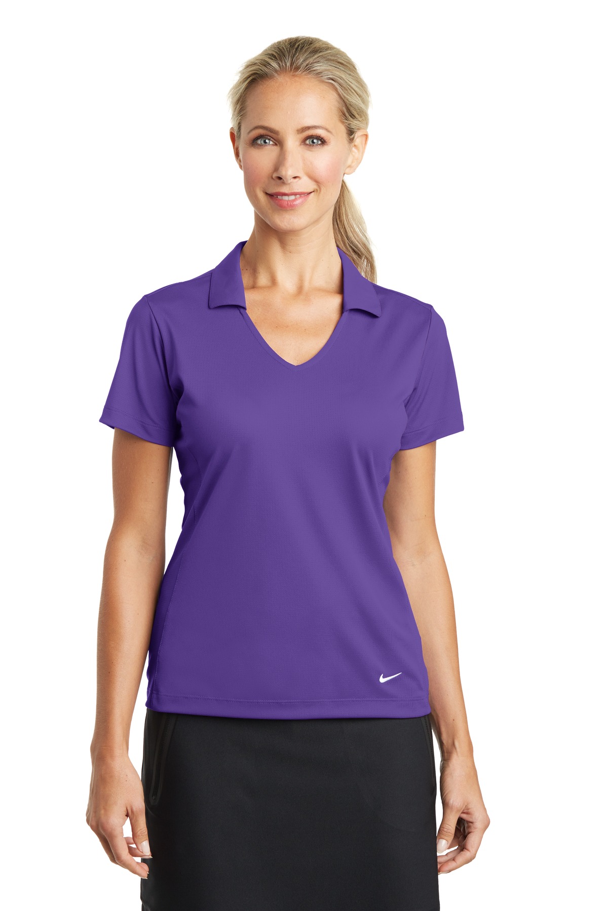 Nike® Women's Dri-FIT Vertical Mesh Polo 20