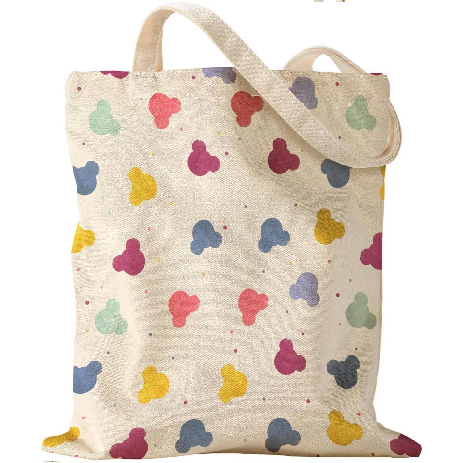 Large Capacity Open Top Canvas Tote Bag, custom tote bag with logo imprint 4