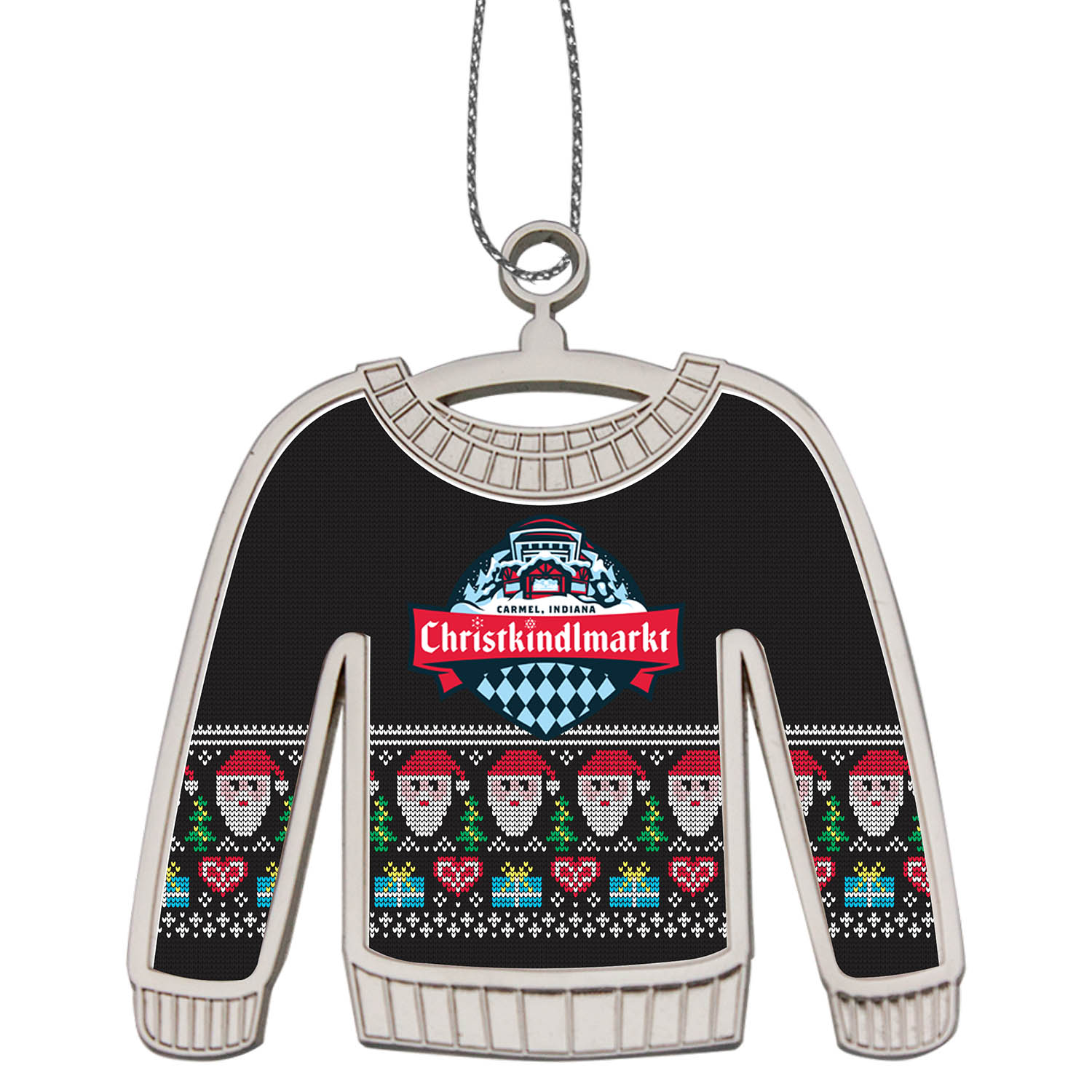 Ugly Sweater Holiday Ornament 1