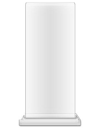 Blank Acrylic: Rectangle 4x12x.375" Clear, 4x12 cl 2