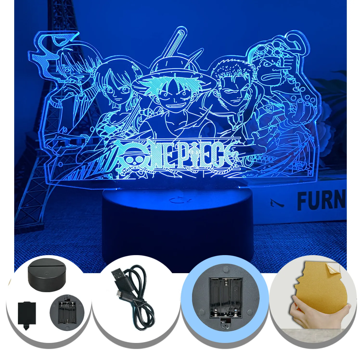 7-Color Gradient tTouch Switch USB Desk Lamp 4
