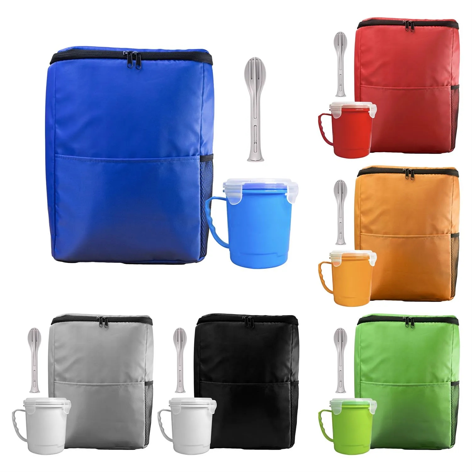 Sporty Recycled Soup & Utensil Set 8