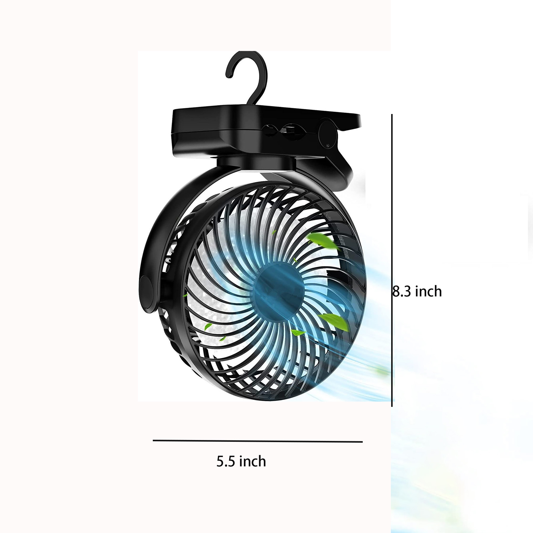 Clips Small Desk Fan 1