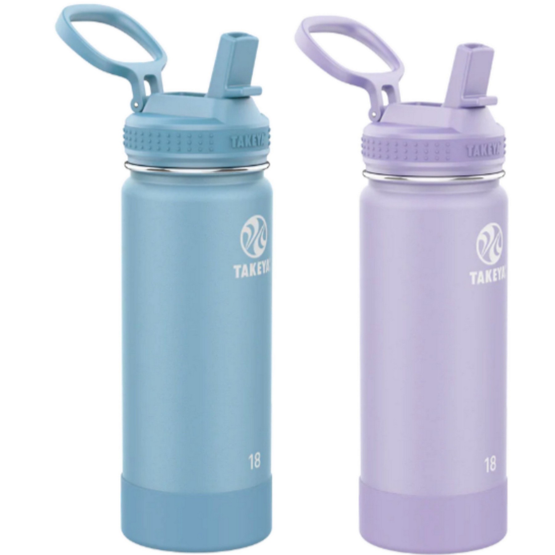 Takeya Active Straw 18 oz Stainless Steel Bottle