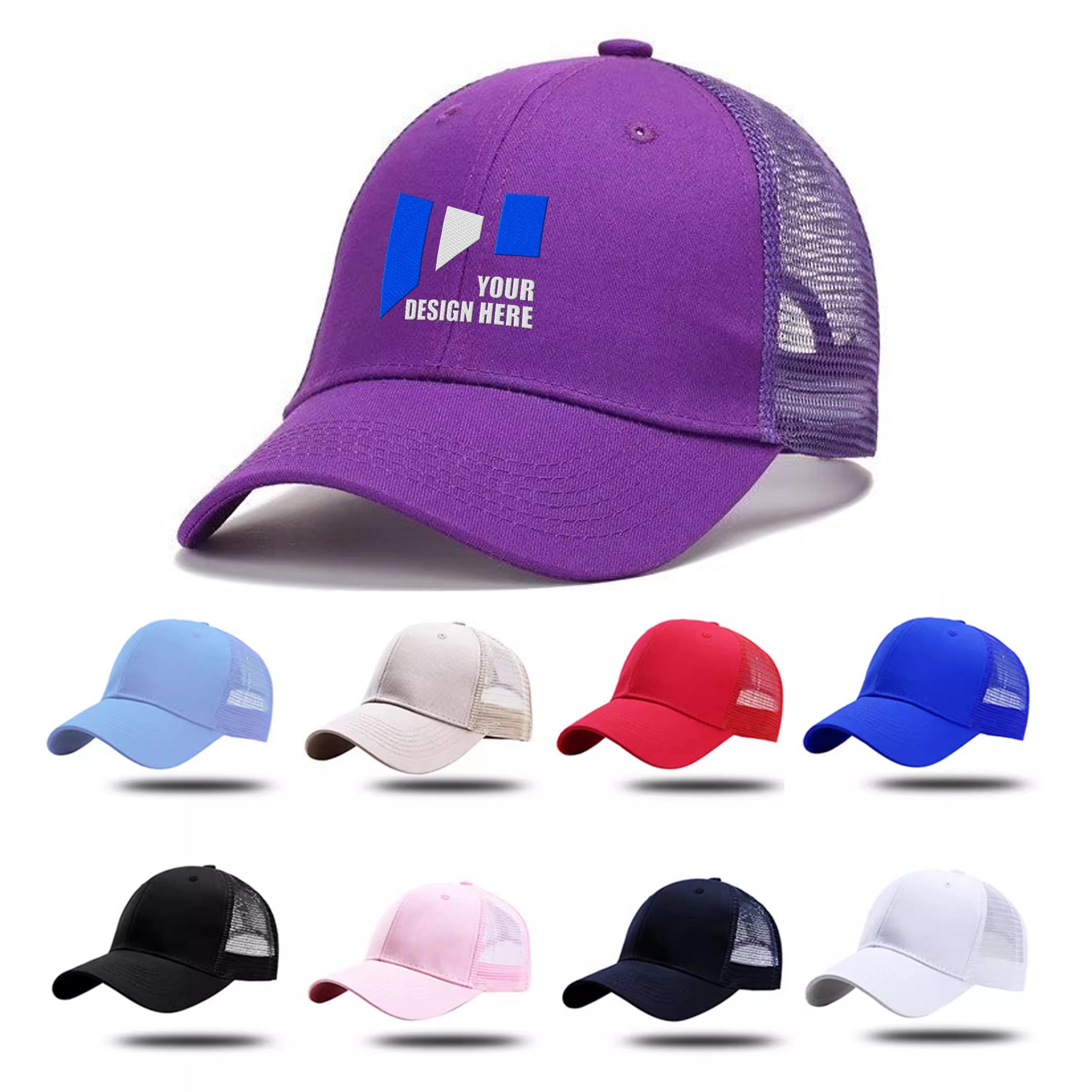 Unstructured Baseball Cap w/ Mesh 4