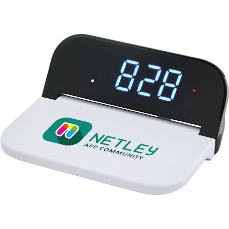 Digital Power Clock 15W Wireless Charger 10