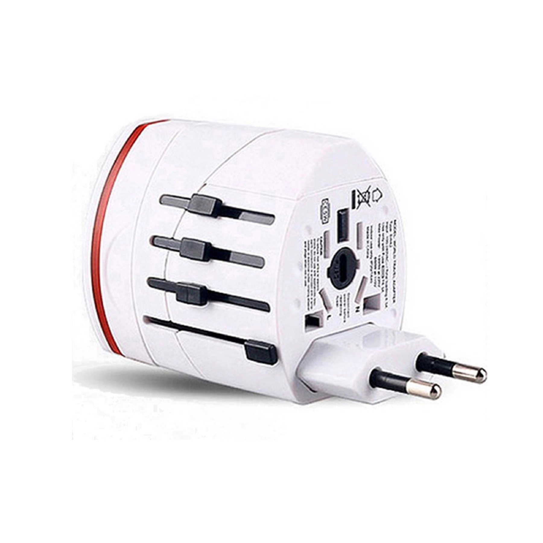 Universal Travel Adaptor Plug with 2 USB Ports 7