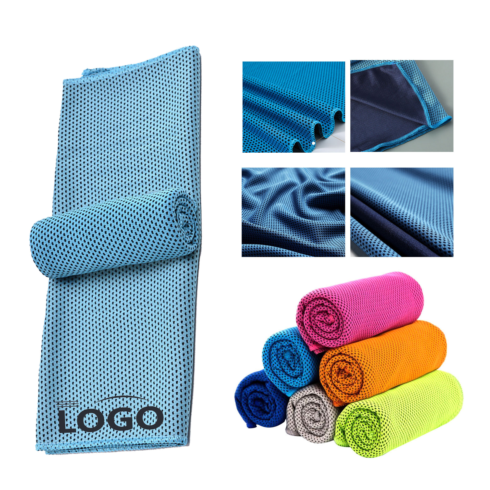 39.4"x 11.8" Cooling Ice Towel for Outdoor Sports 1