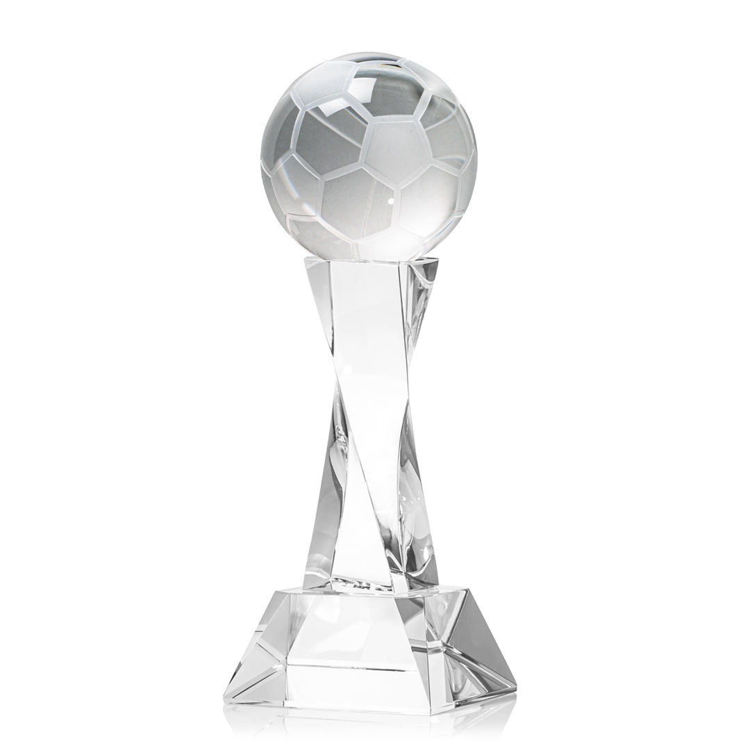 Soccer Ball Award on Langport Base - Clear 3