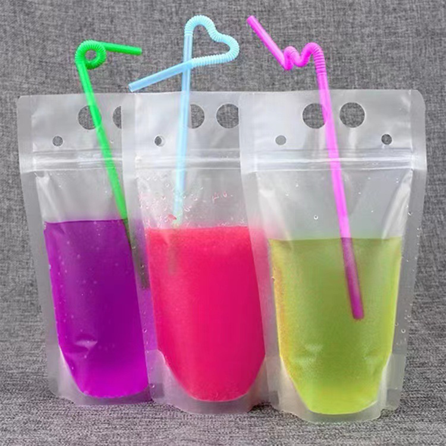 Refillable 17oz Party Drink Bags - Fun & Reusable 2