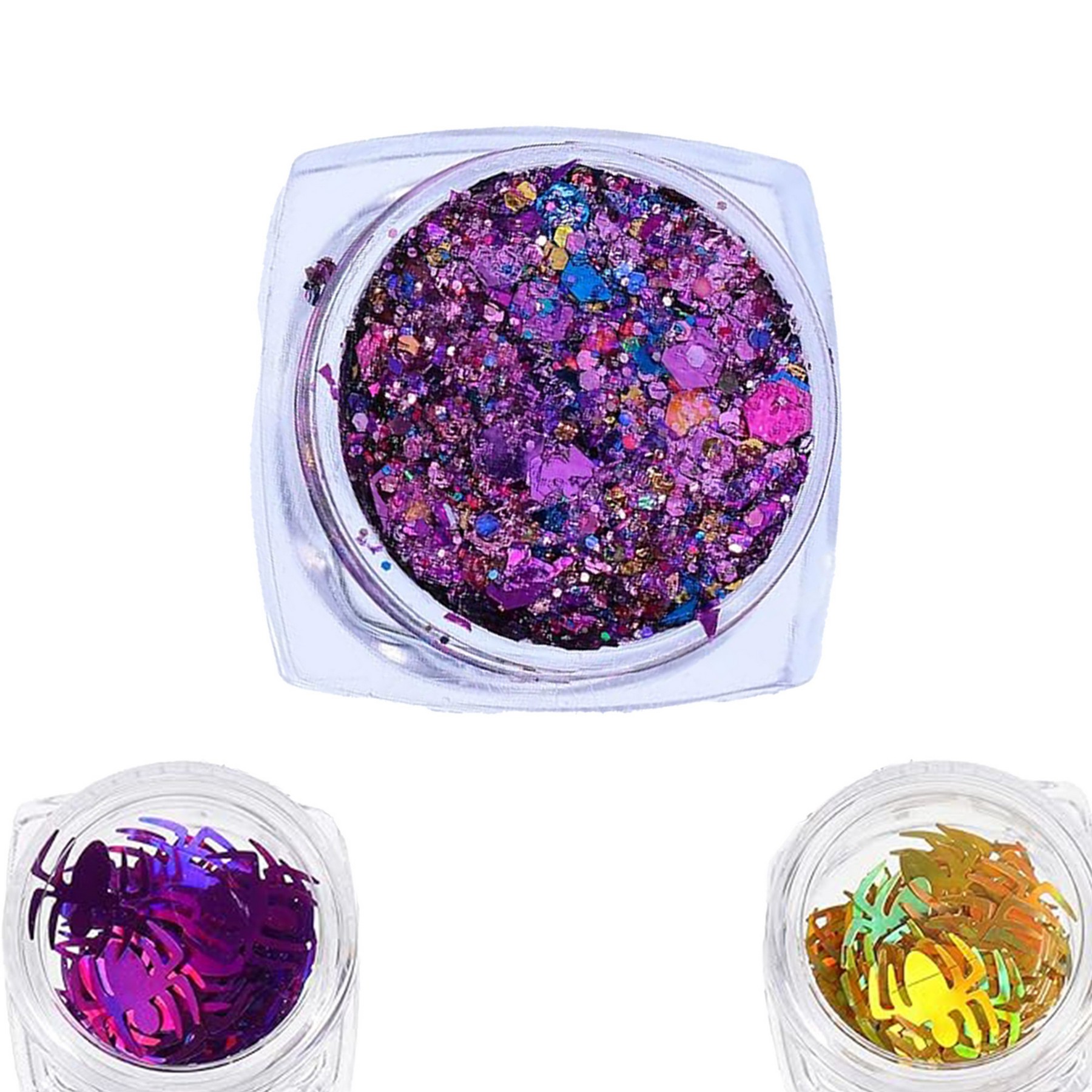 Round Plastic Nail Art Storage Box 4