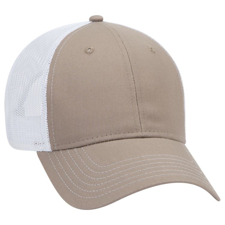 OTTO CAP® 6 Panel Low Profile Mesh Back Trucker Hat 180