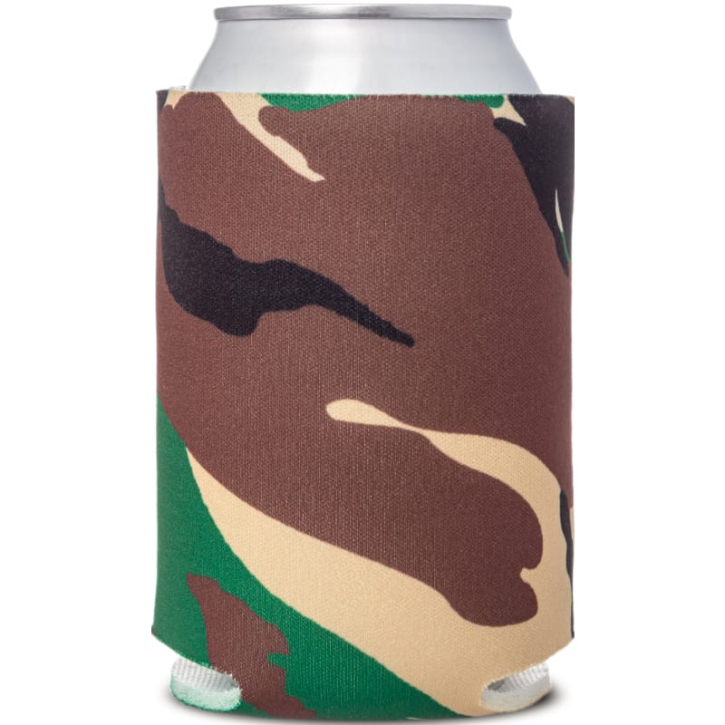 Custom Colored Camo Foam Collapsible Coolies, custom koozie with logo imprint 15