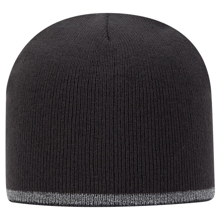 OTTO CAP 9" Classic Knit Beanie w/ Reflective Stripe 21