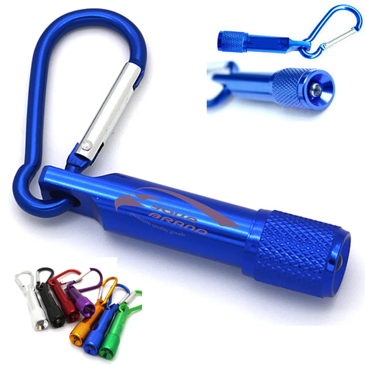Portable High Bright Small LED Flashlight Keychain 4