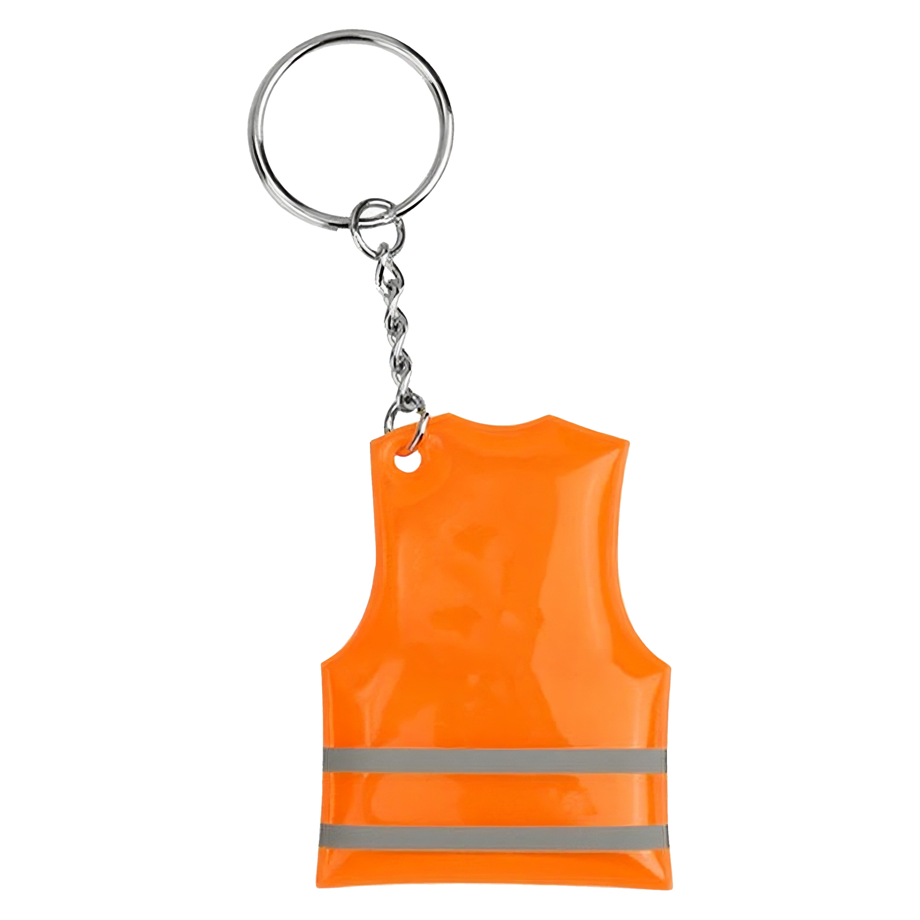 PVC Reflect Safety Vest Key Chain 4