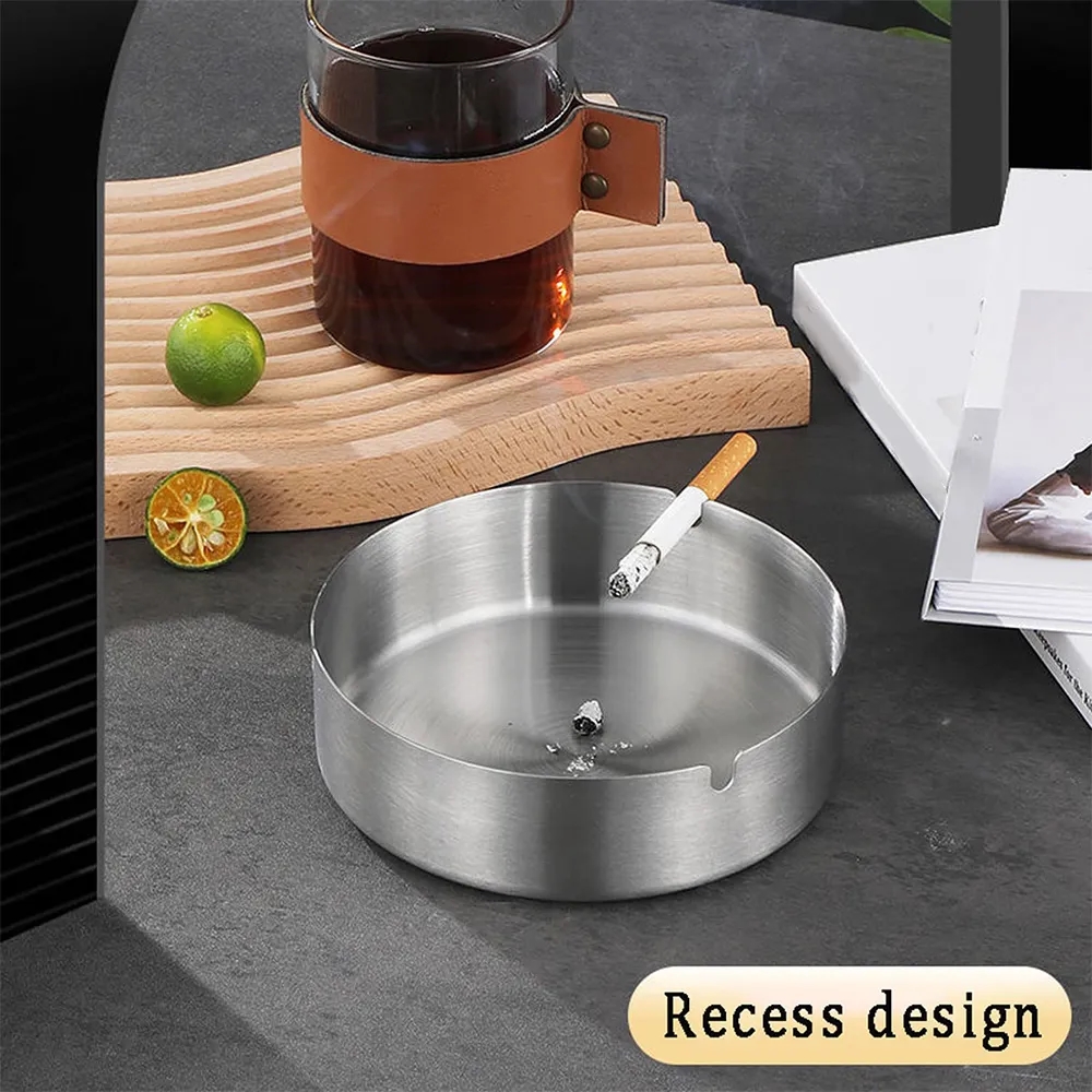 Stainless Steel Cigarette Ashtray 8