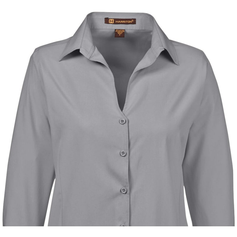 Harriton Ladies' Paradise 3/4-Sleeve Performance Shirt 8