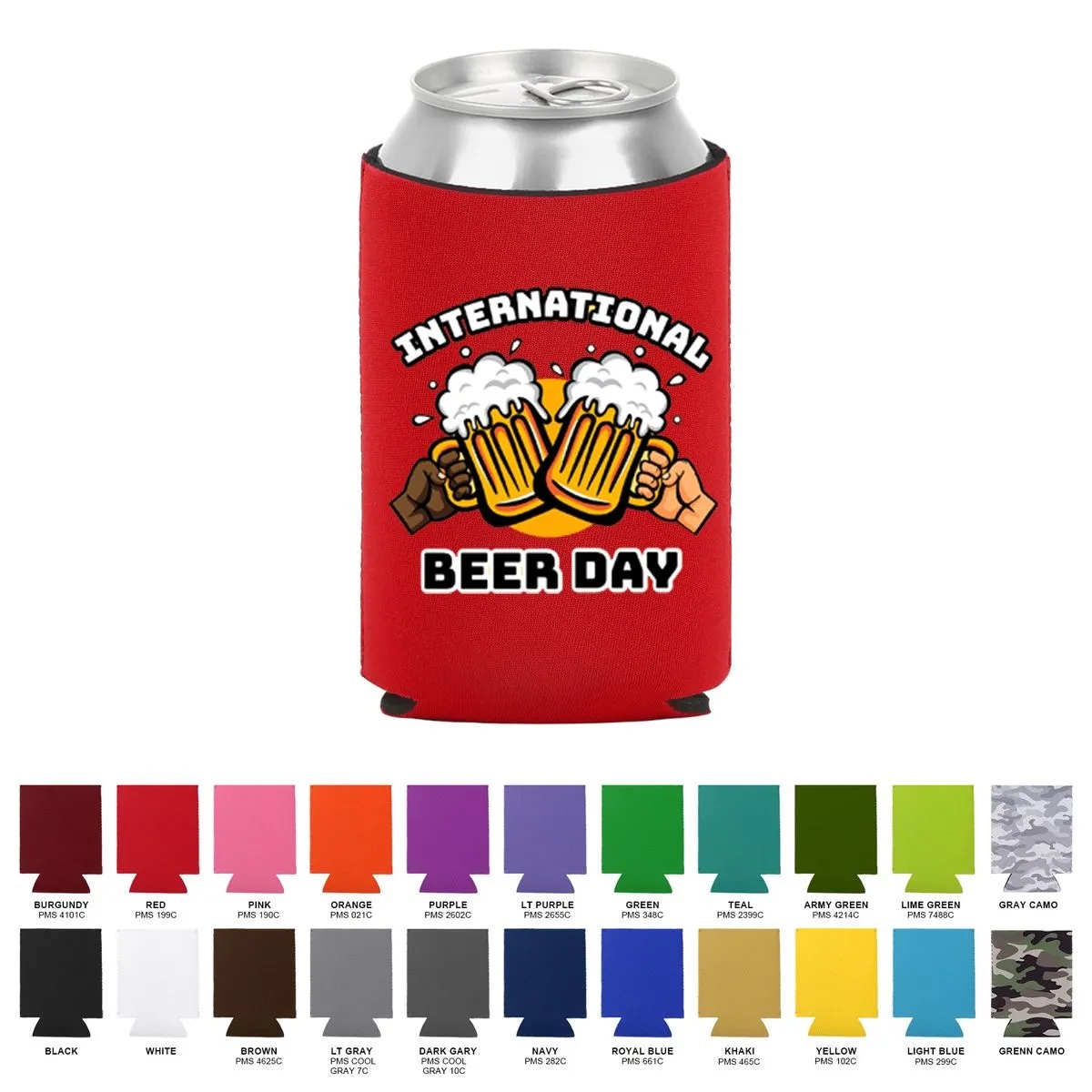 Collapsible Can Cooler, custom koozie with logo imprint 10