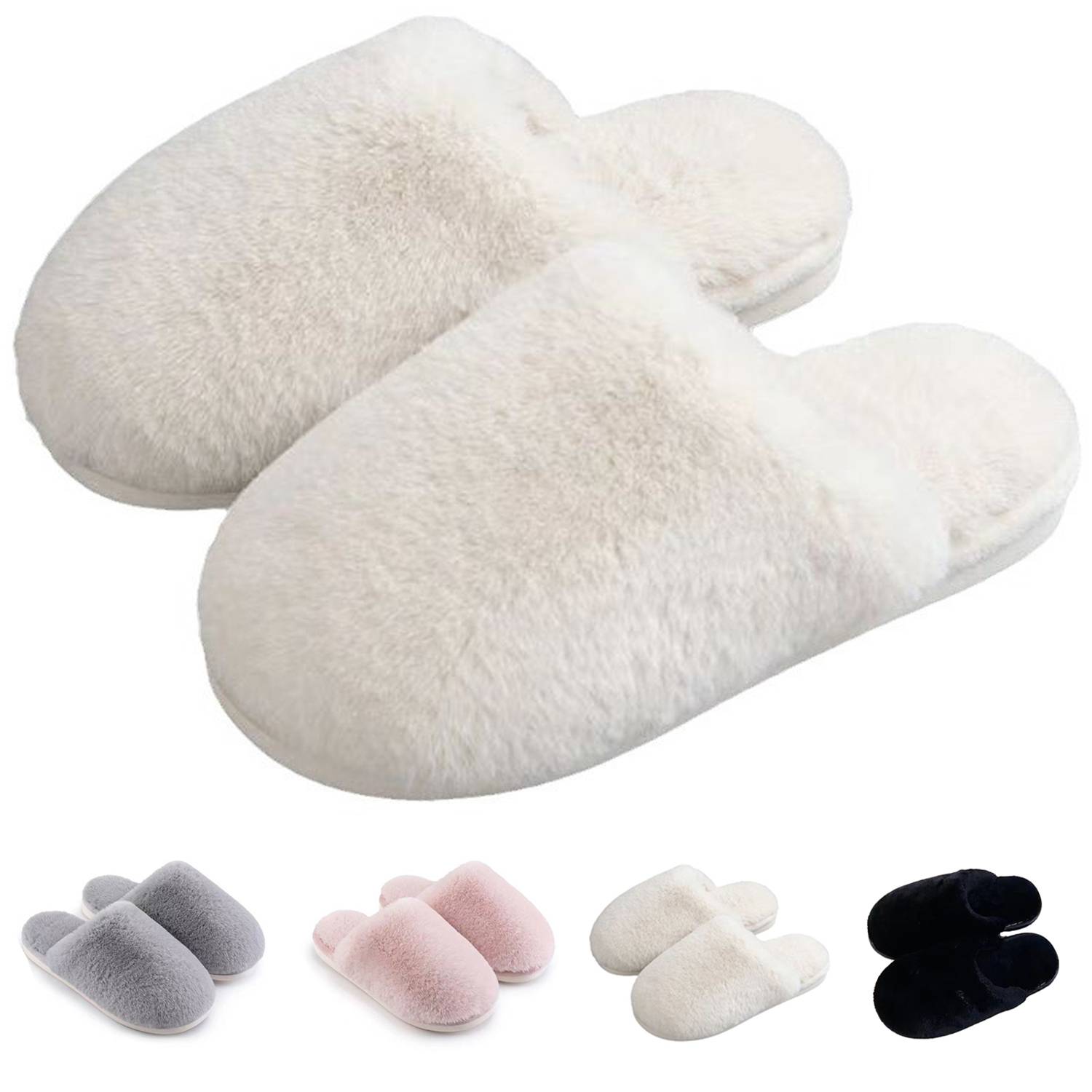 Women Cotton Anti Slip Houes Slippers 7