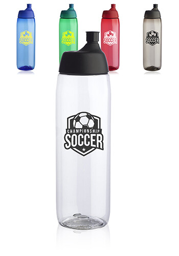 34 oz. Lenexa Plastic Water Bottles