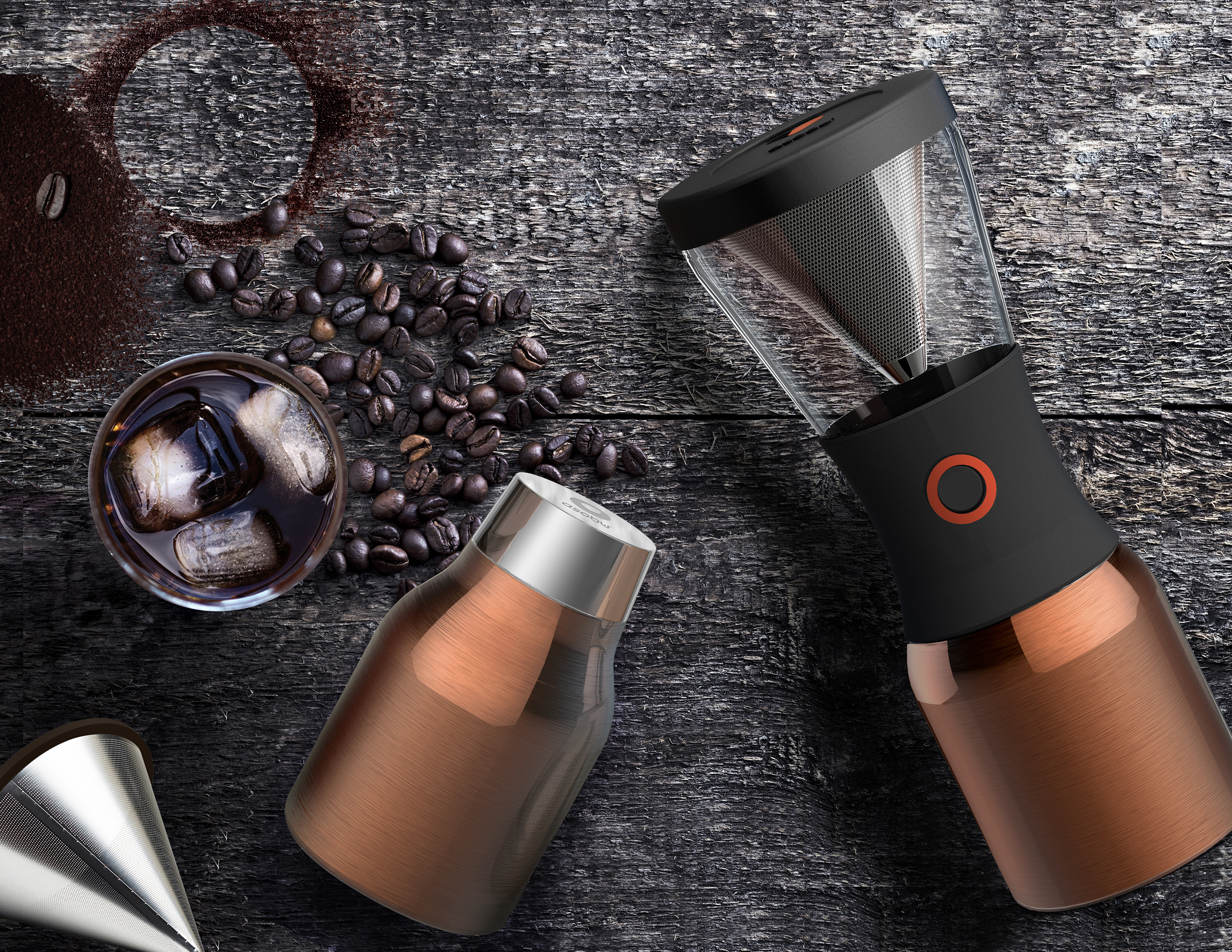 Asobu Cold Brew And Ultimate Mug Holiday Gift Set 47