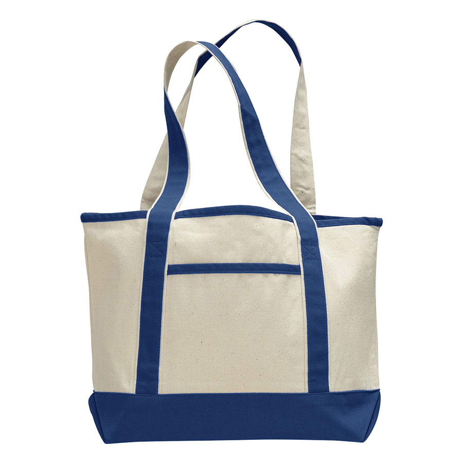 12 oz Cotton Canvas Tote Bag - 15"W x 12"H x 4"D x 20"Handle 2
