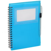 FSC® Recycled 5" x 7" Star Spiral Notebook with Pe 139