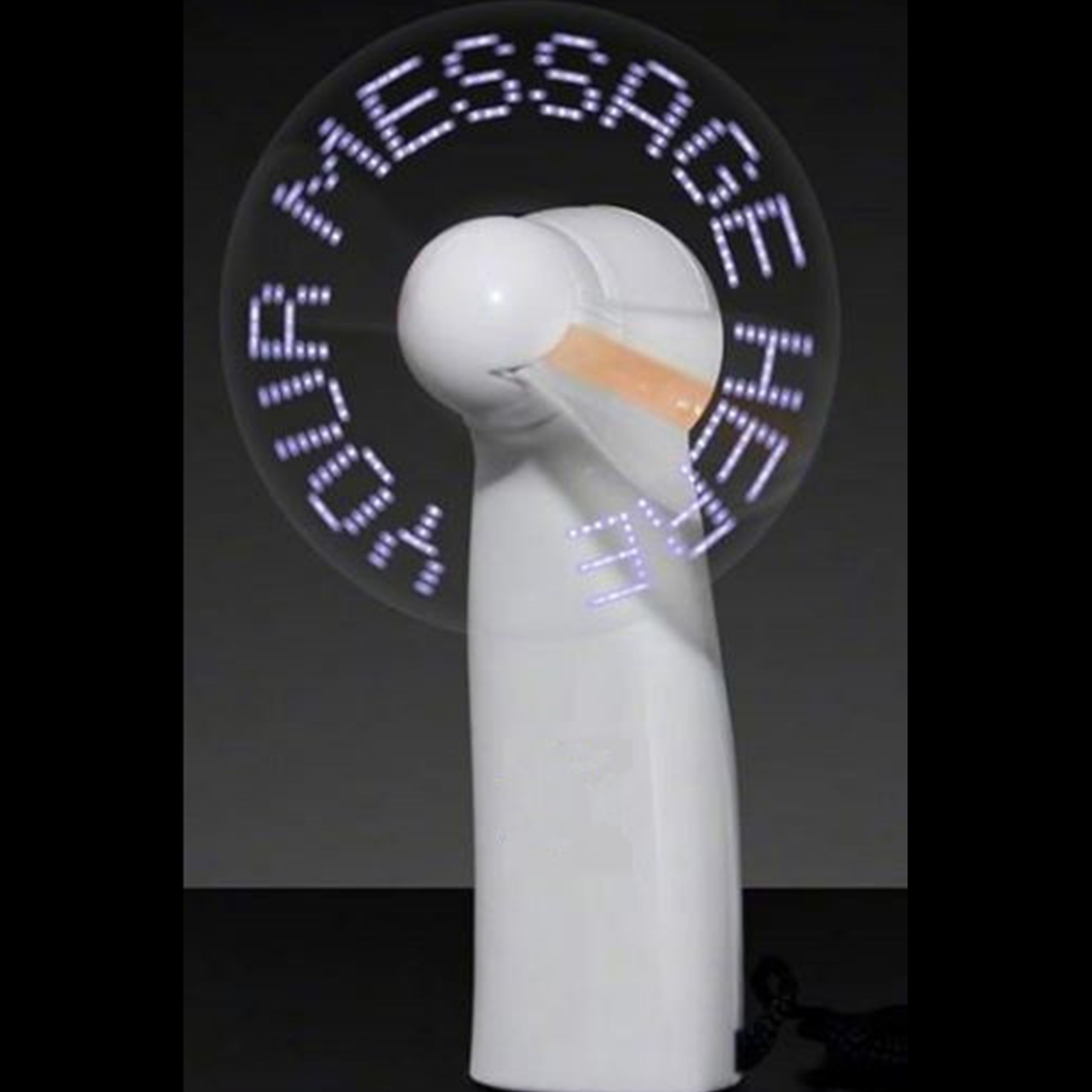 Message Editable Flash Led Fan 2