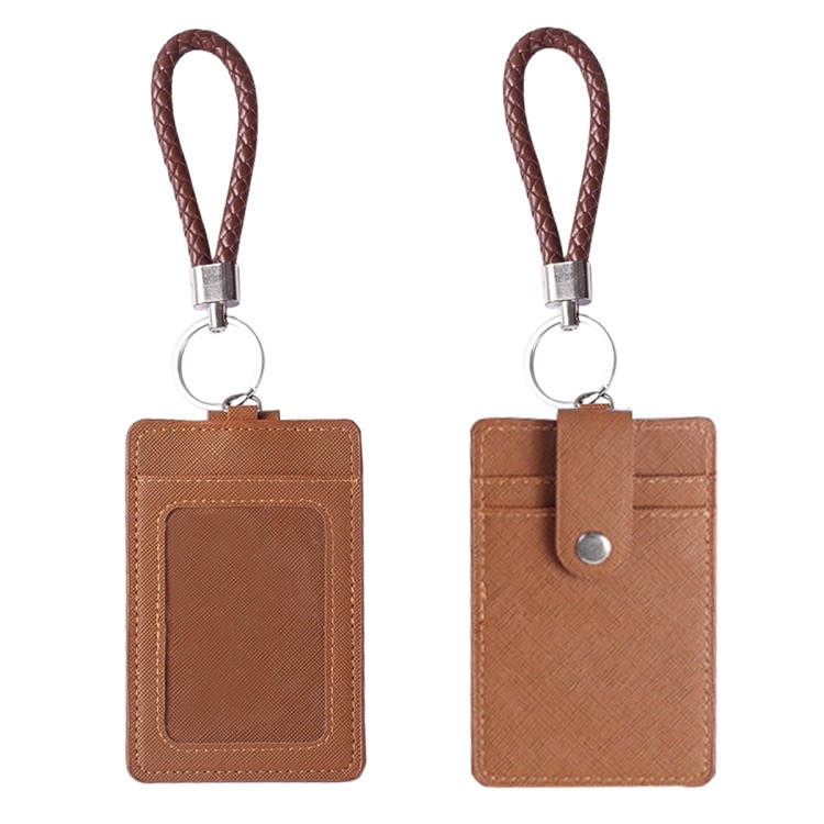 PU Leather Card Holder with Key ring 7