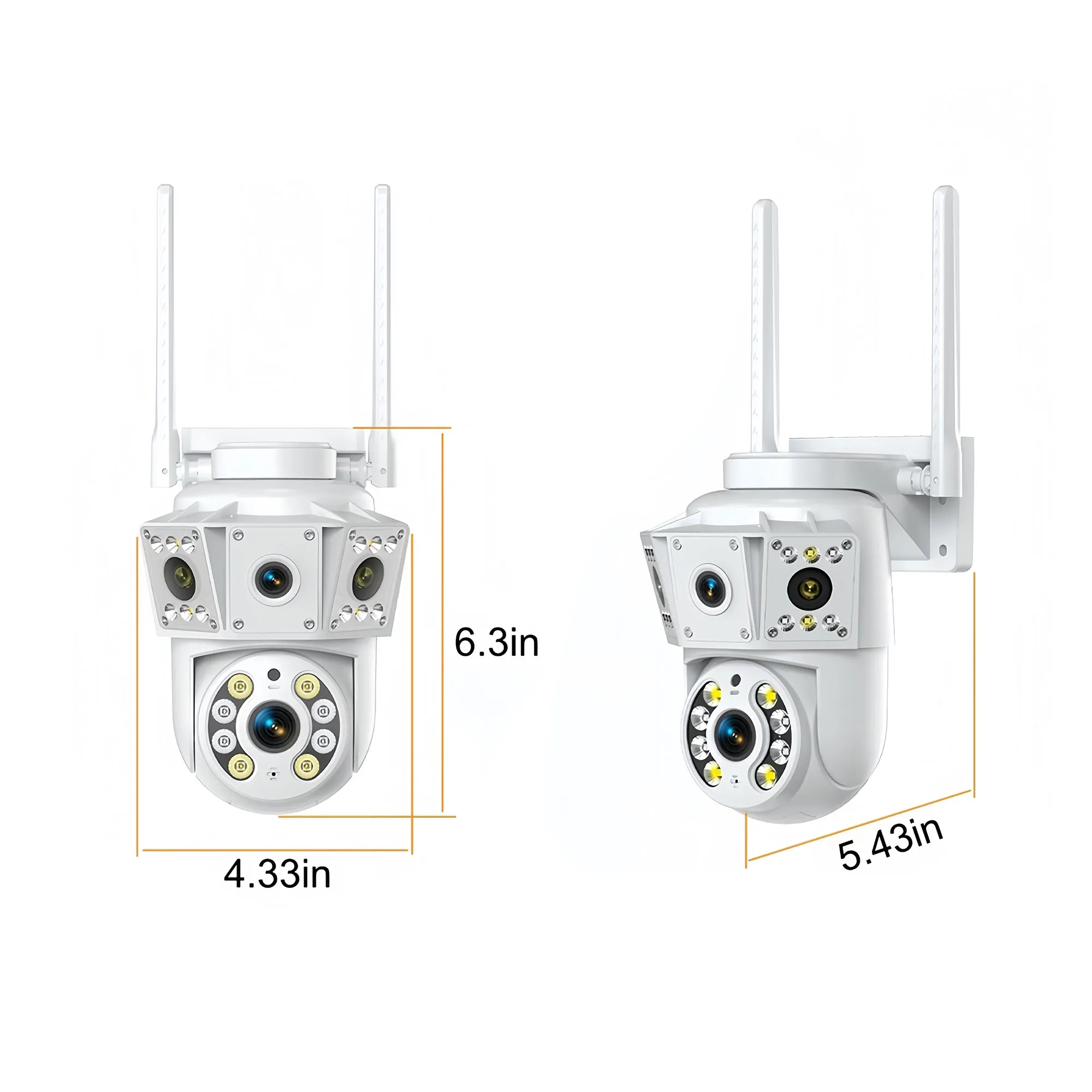 K30 Dual Lens WiFi Security Camera Full Color Night Vision 2