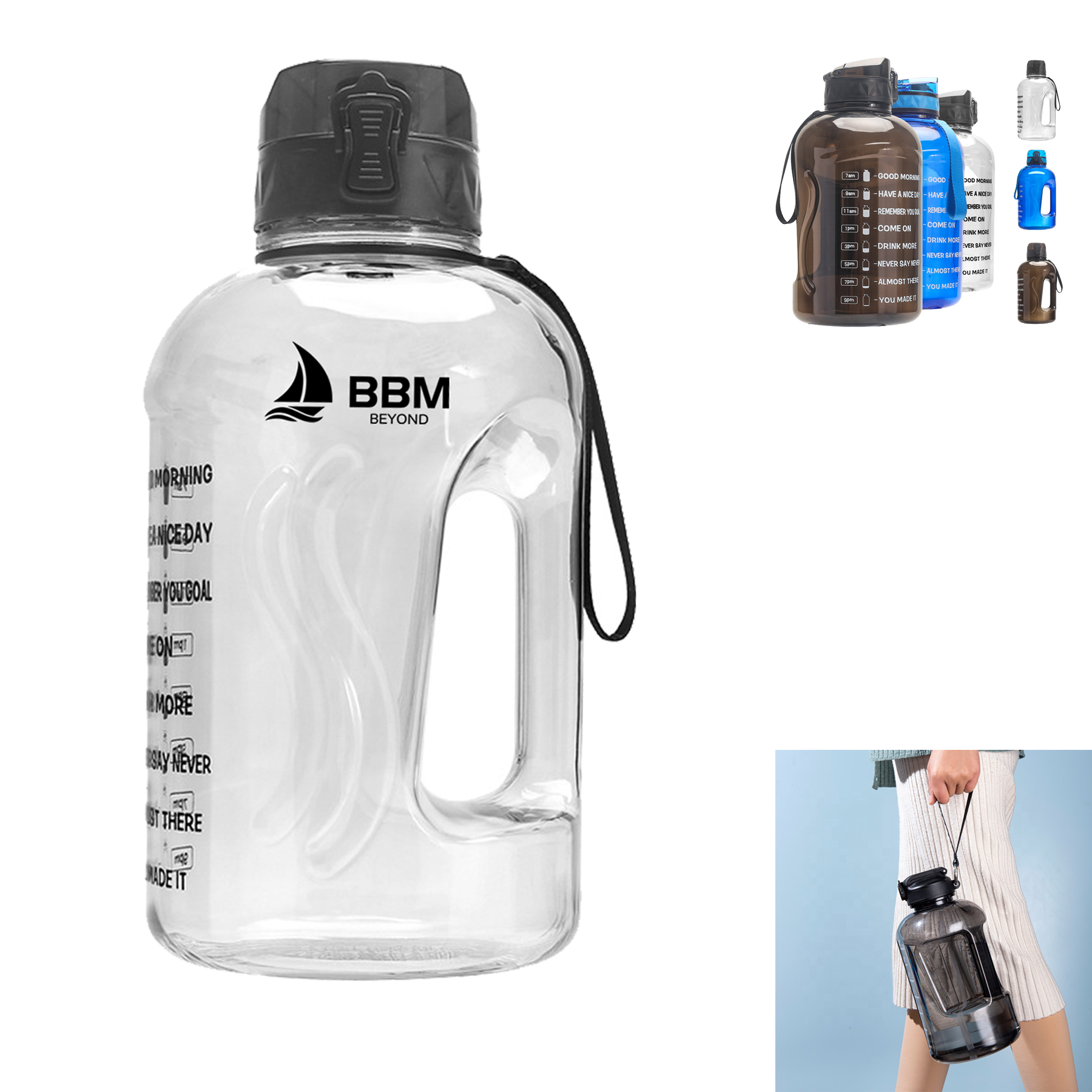 Large Capacity Plastic Water Cup 2