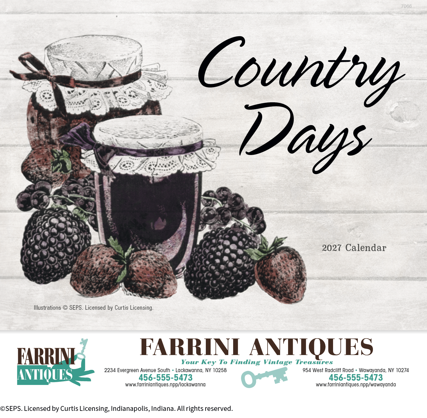 Good Value™ Country Days - Stapled Calendar 49