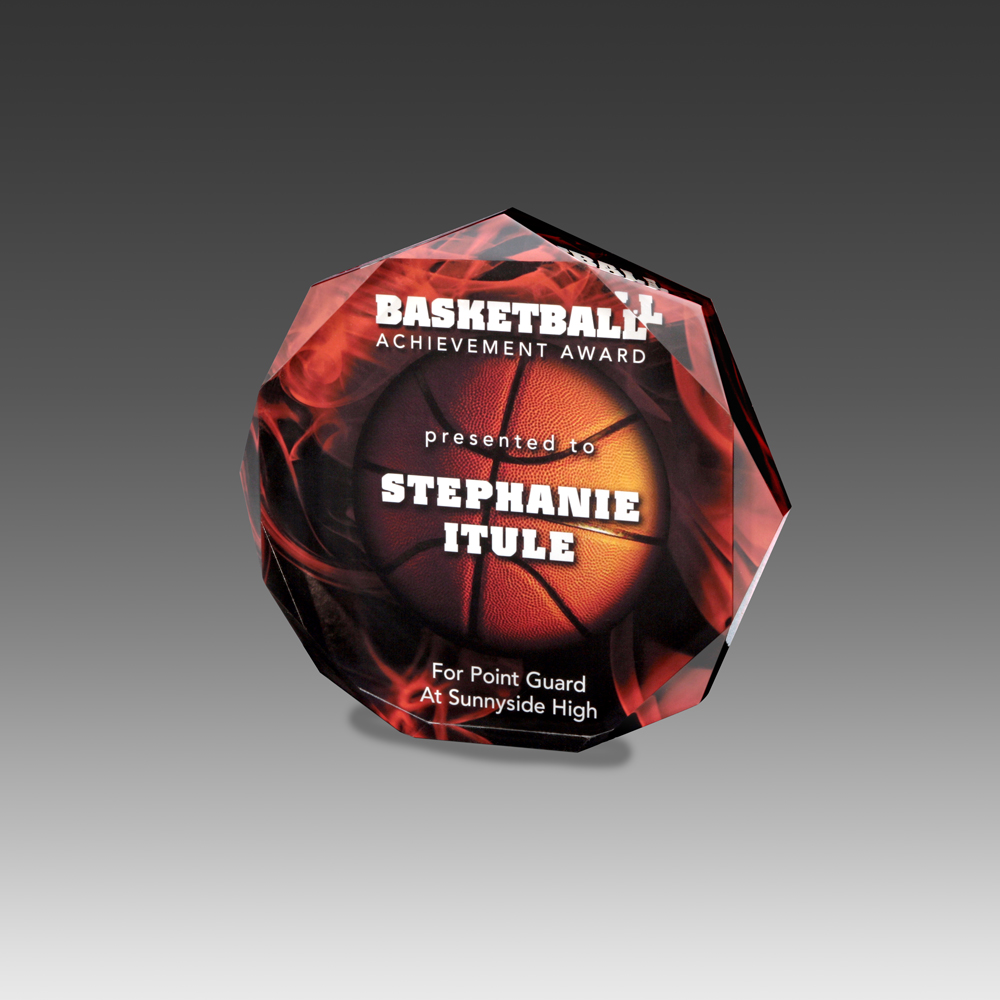 6" AcryliPrint HD Octagon Bevel Award 2