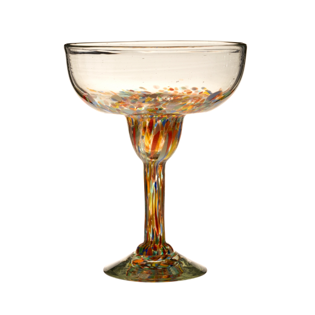 Twine Living® Artistico Recycled Margarita Glass, set of 2 3