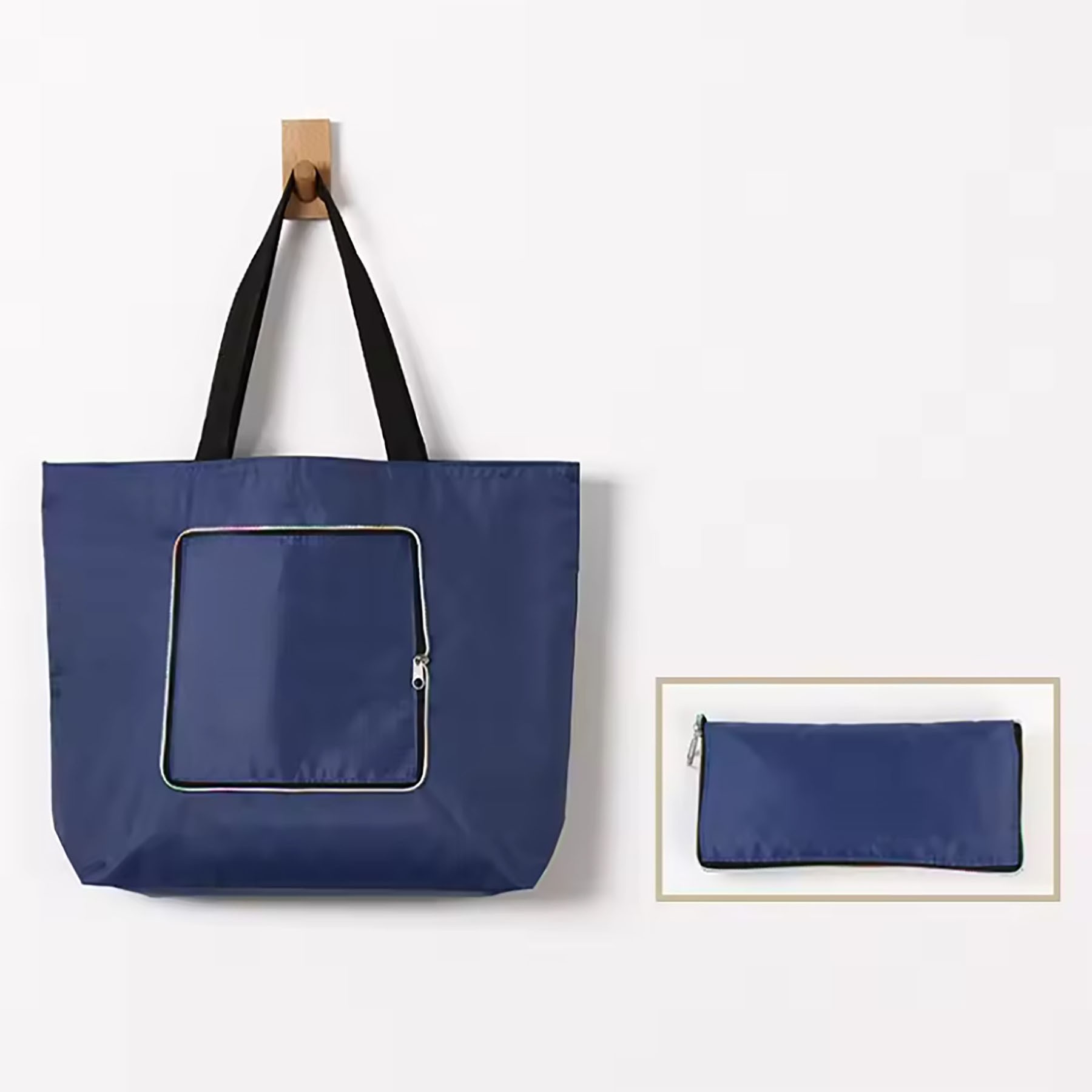 Reusable Grocery Zipper Shopping Tote Bag Shopping Bag 3