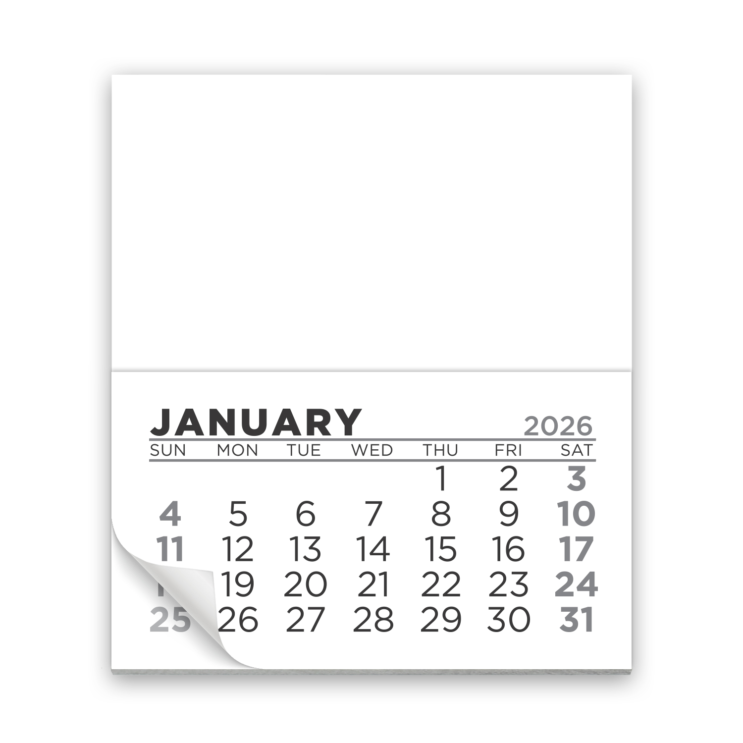 Add-A-Pad 12 Month Calendar 1