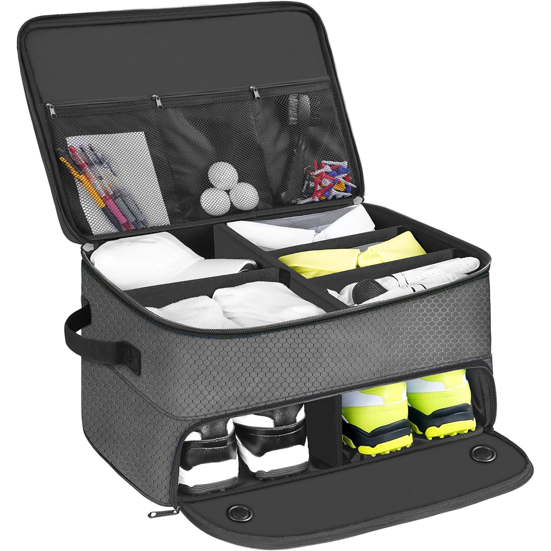 2 Layers Golf Trunk Organizer 4