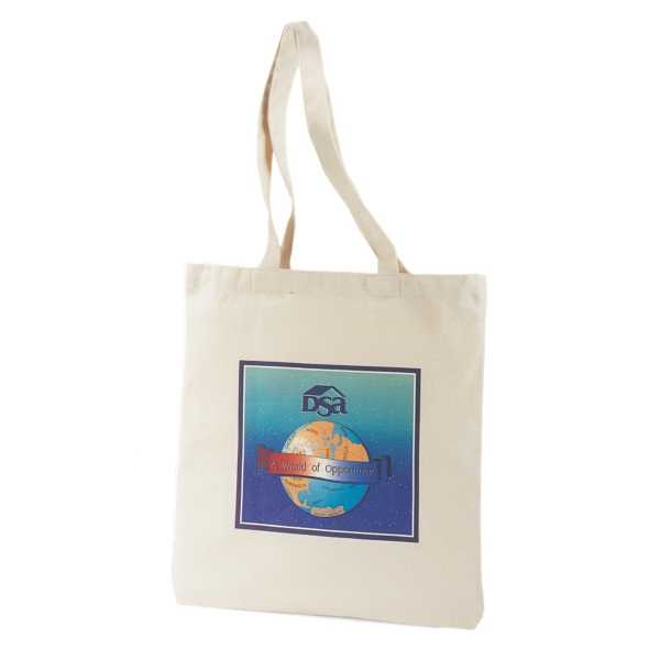 Economy Canvas Tote, custom tote bag with logo imprint 2