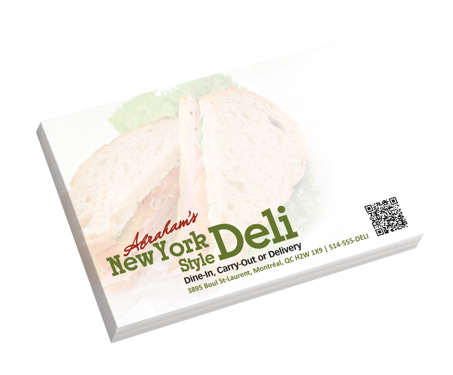 Souvenir® Sticky Note™ 4" x 3" Pad, 100 sheet 92