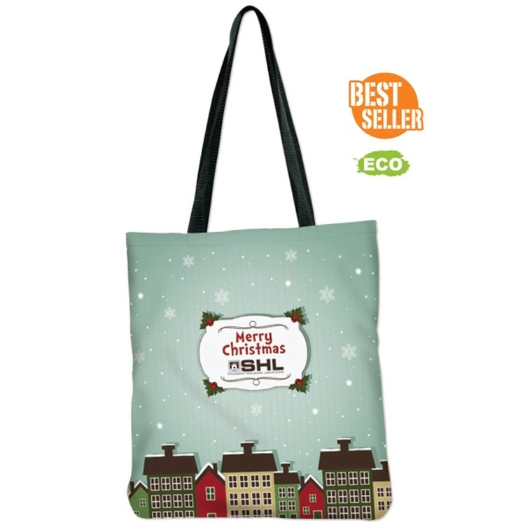 Flat Tote- Full Color on Front Only 12