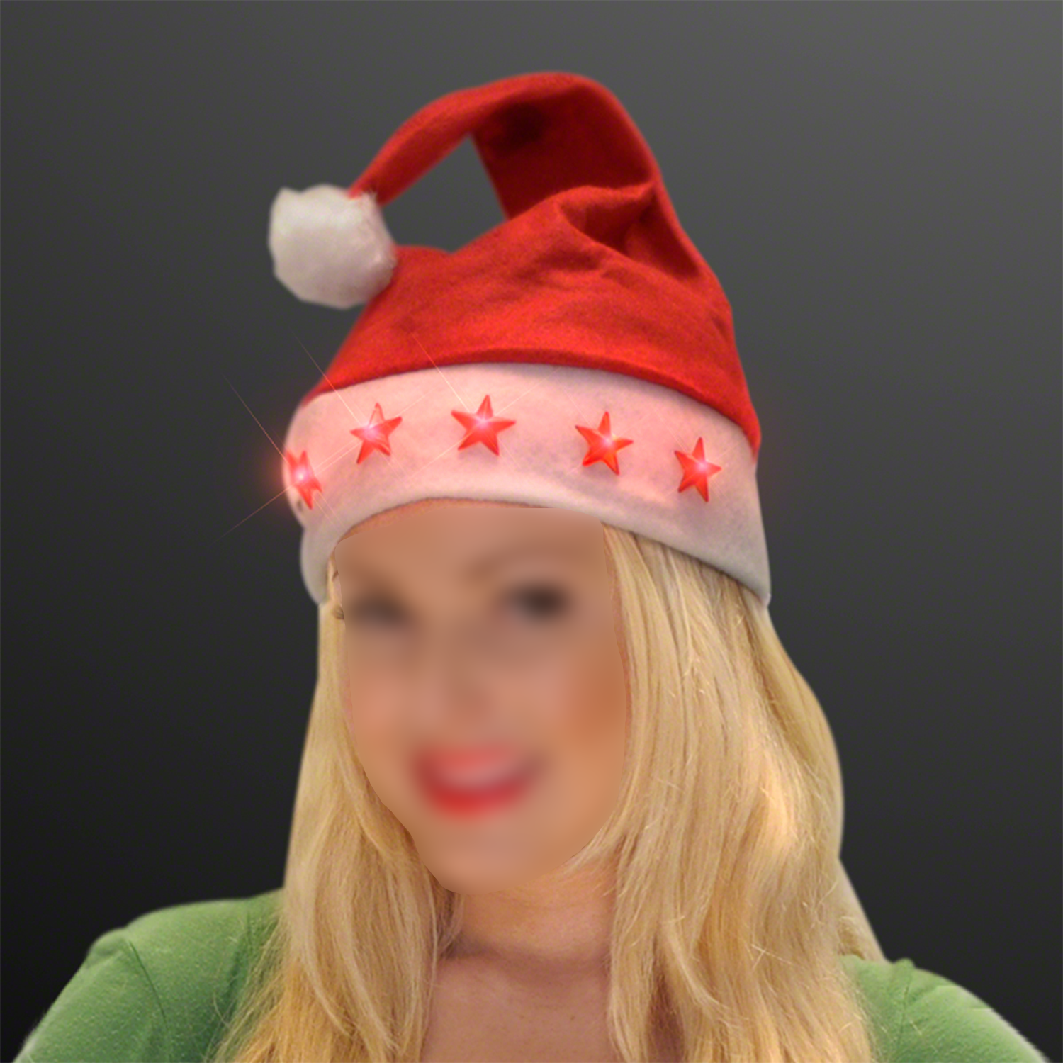 Non Woven LED Christmas Hat 6