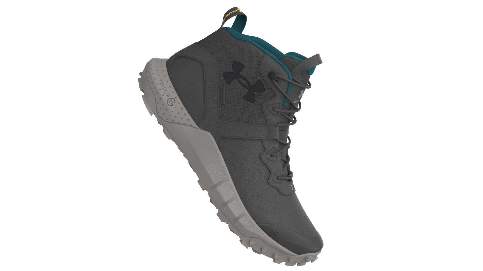UA Micro G Valsetz Trek Mid Leather Waterproof Men's Tactical Boots 3