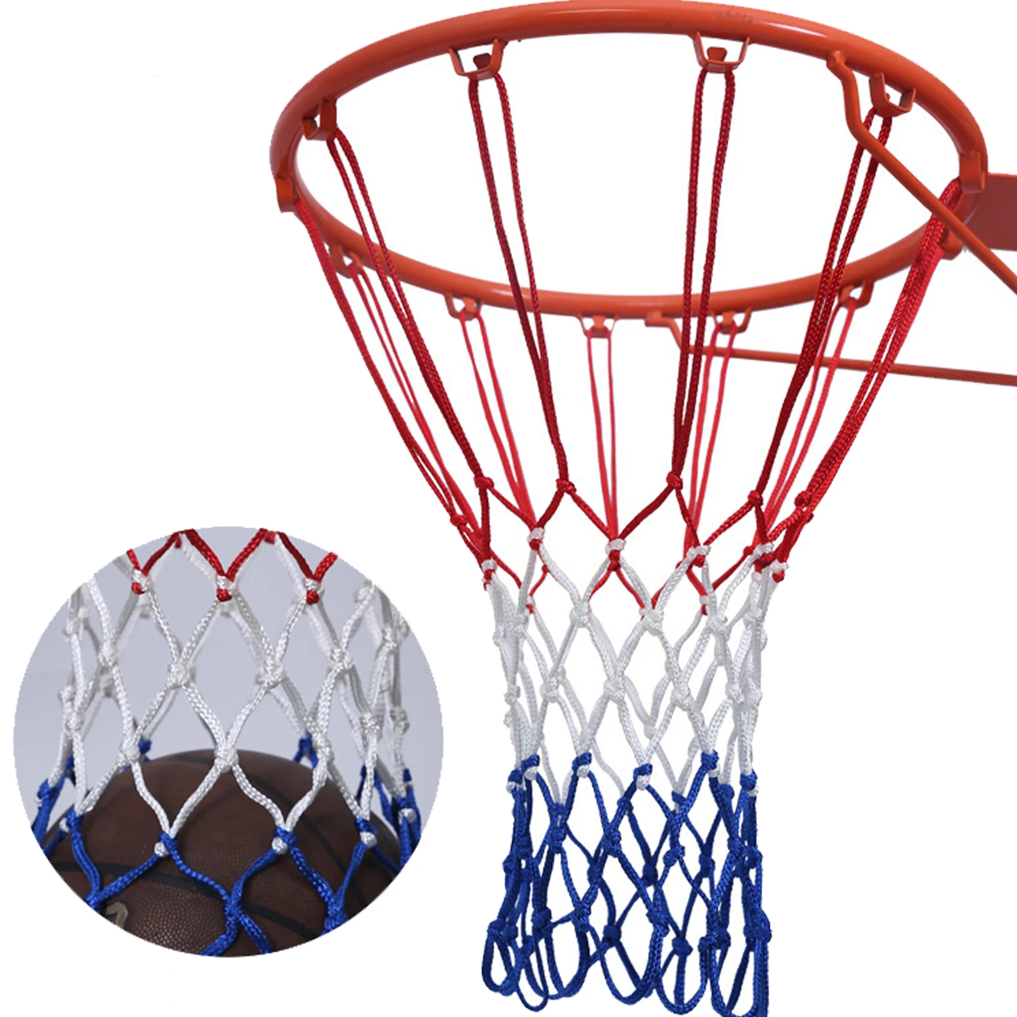 5Mm Thickened Three-Color Polypropylene Basketball Net 2