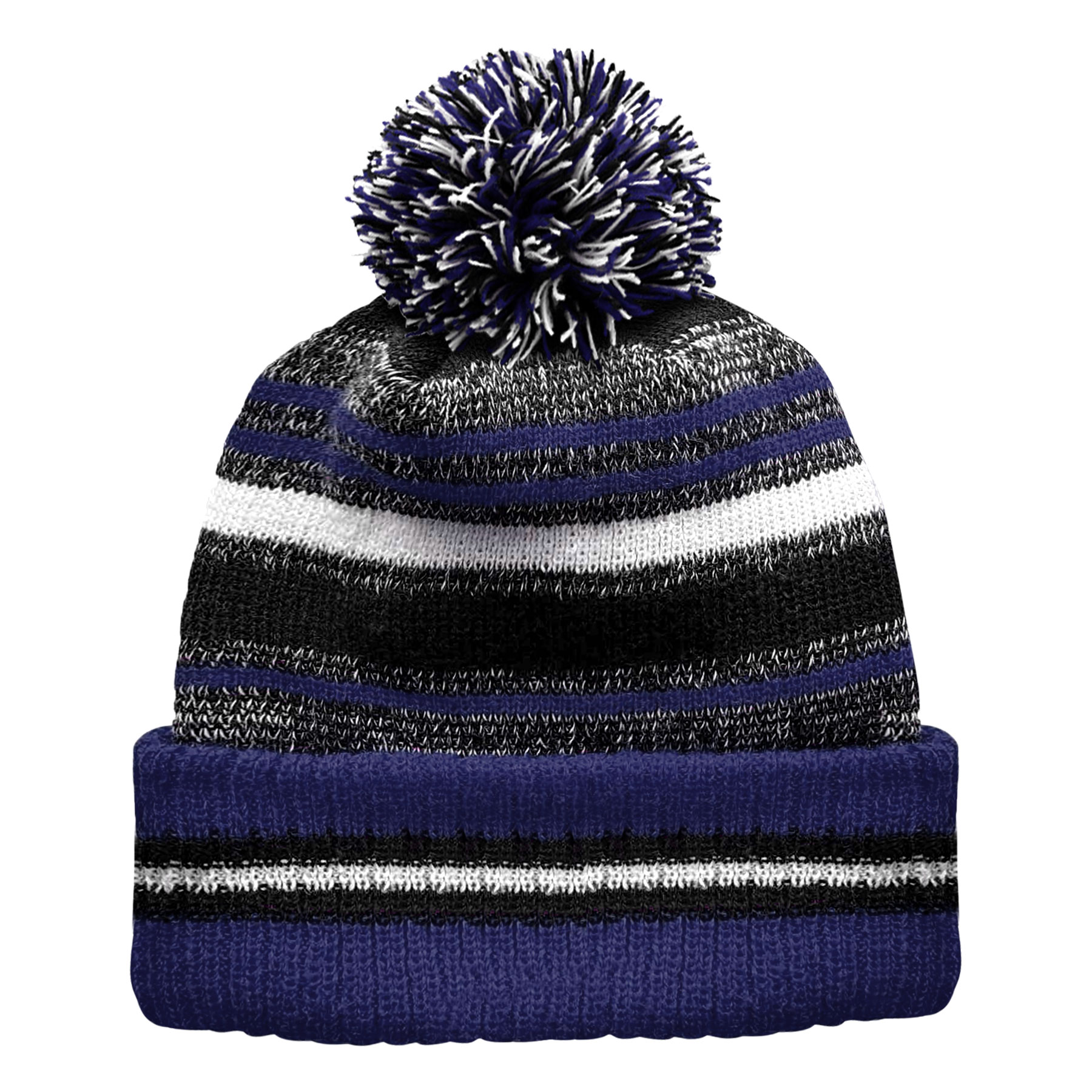 Classic Cuff Winter Beanie Hat with Pom Toque 4
