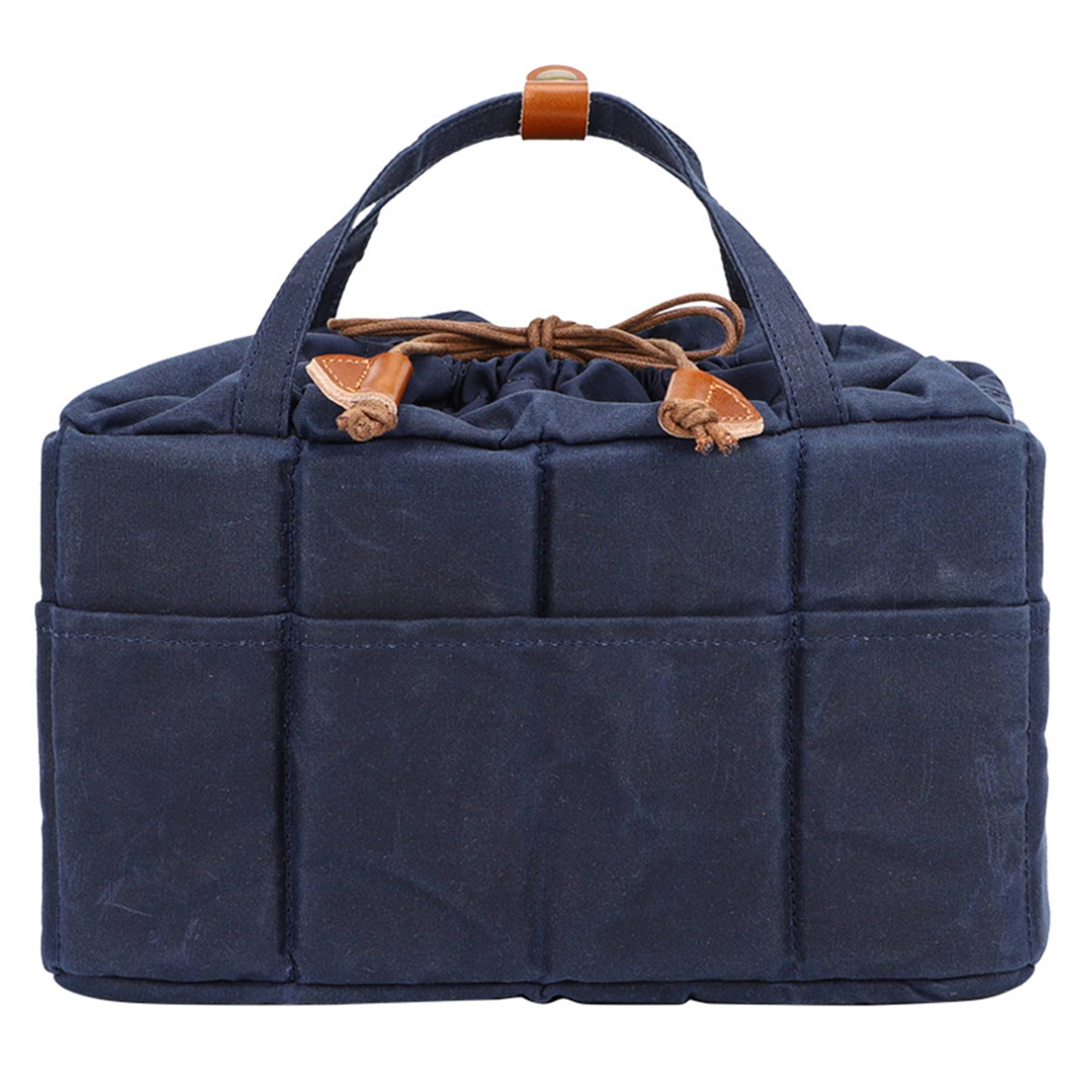 Canvas drawstring electronic accessories storage duffel bag 4