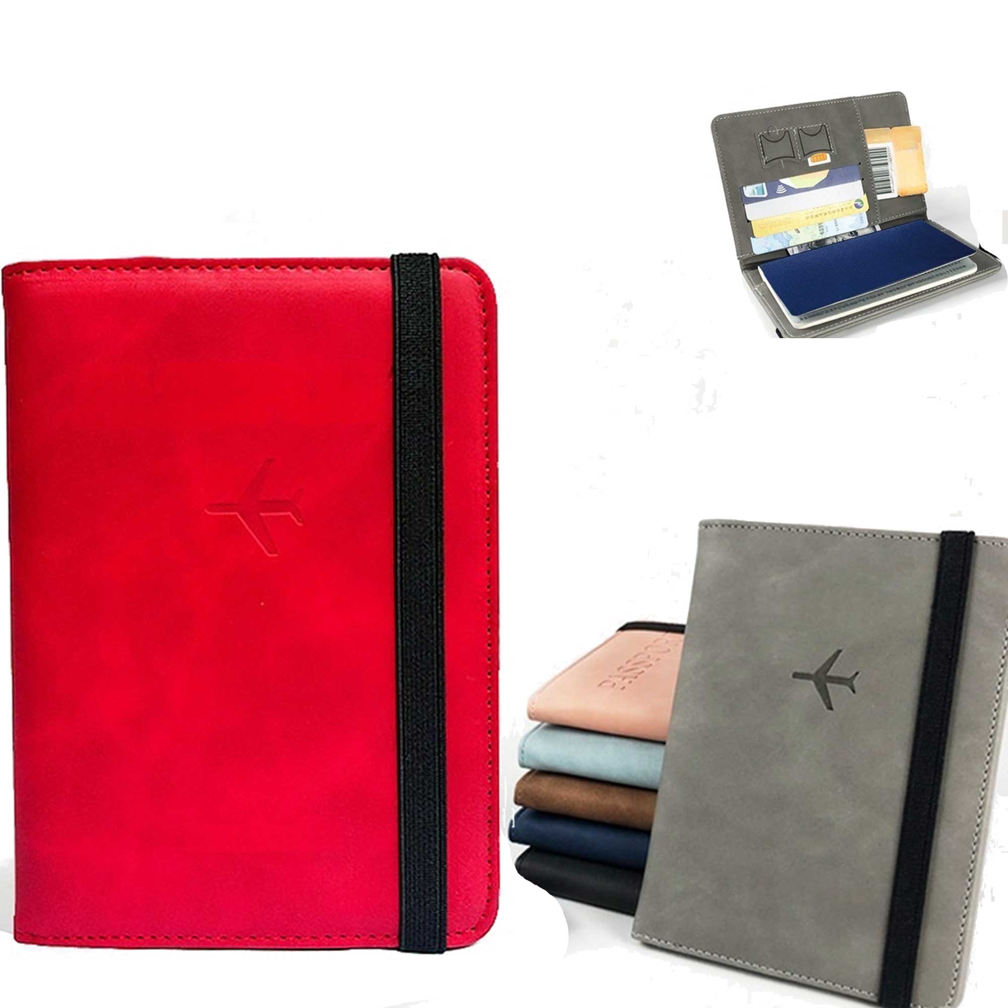 PU Business Portable Passport Holder 4