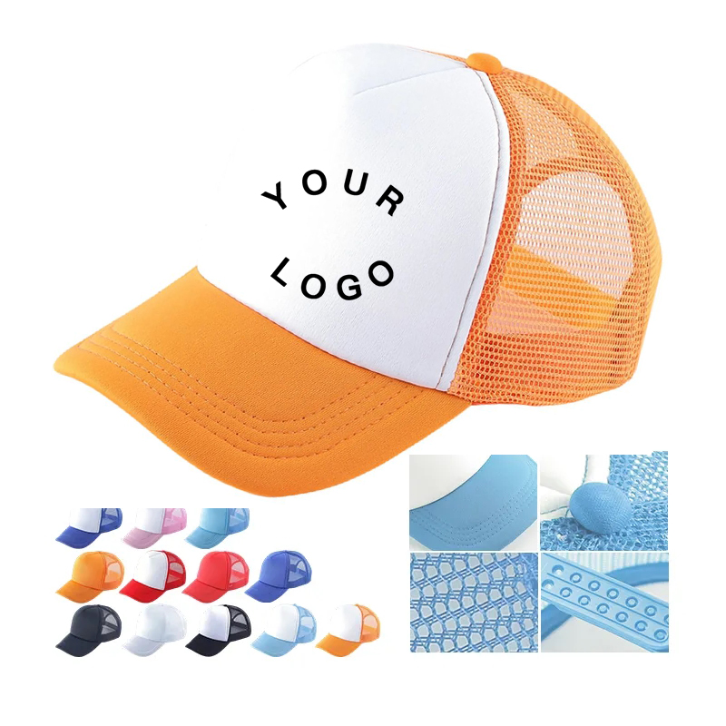 Full-Color Customizable Mesh Trucker Hat 2