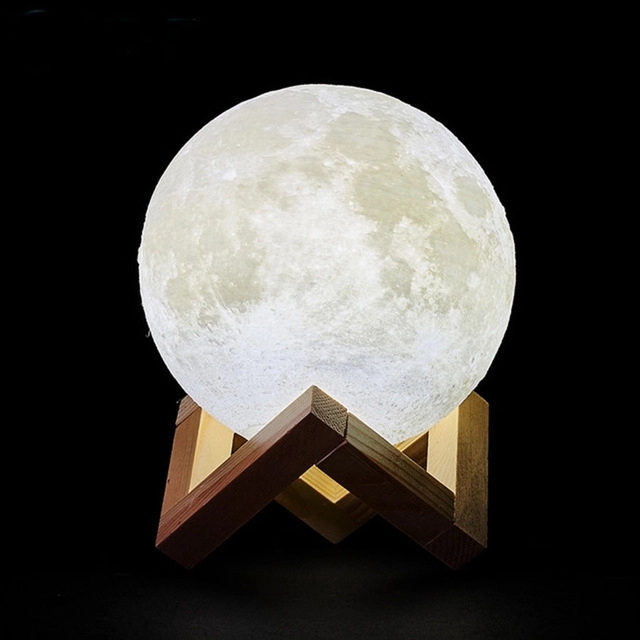 3D Moon Shaped Slapping Night Light 1